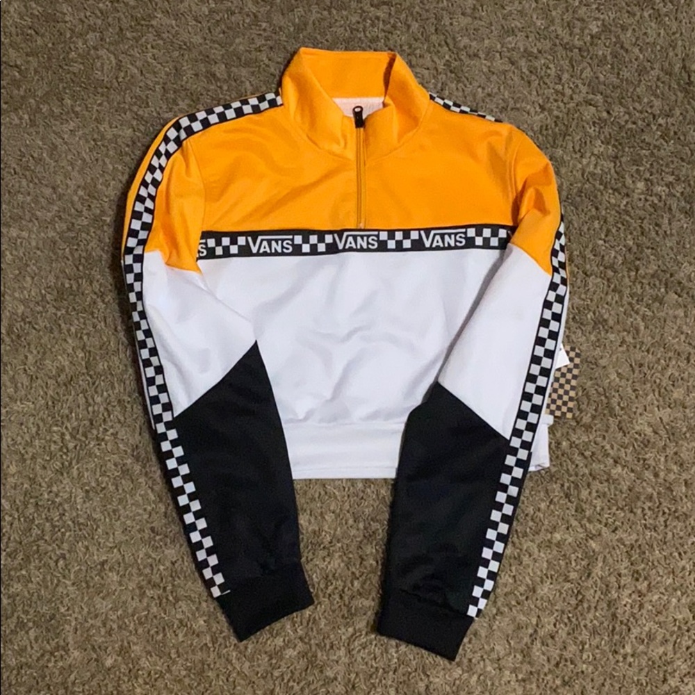 Vans zip crop windbreaker